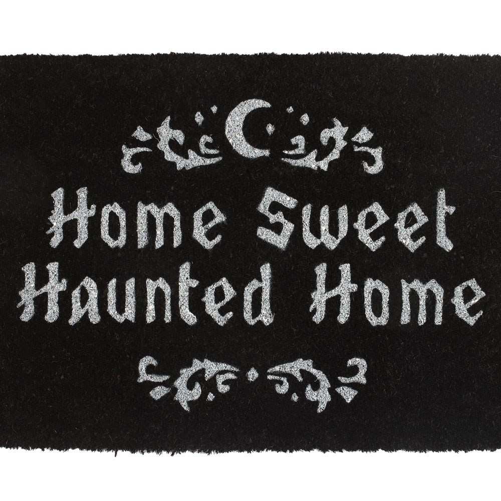 Something Different - Black Home Sweet Haunted Home Fußmatte - Schwarz